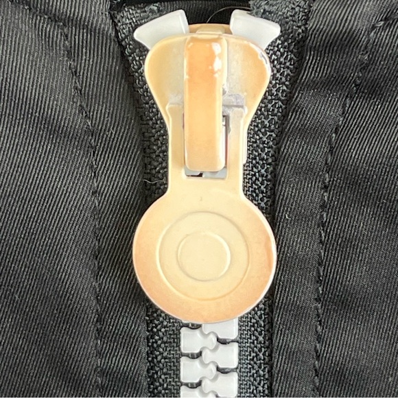 Hunter Men's Black Track Jacket Black White Size Large Lightweight - Picture 6 of 11